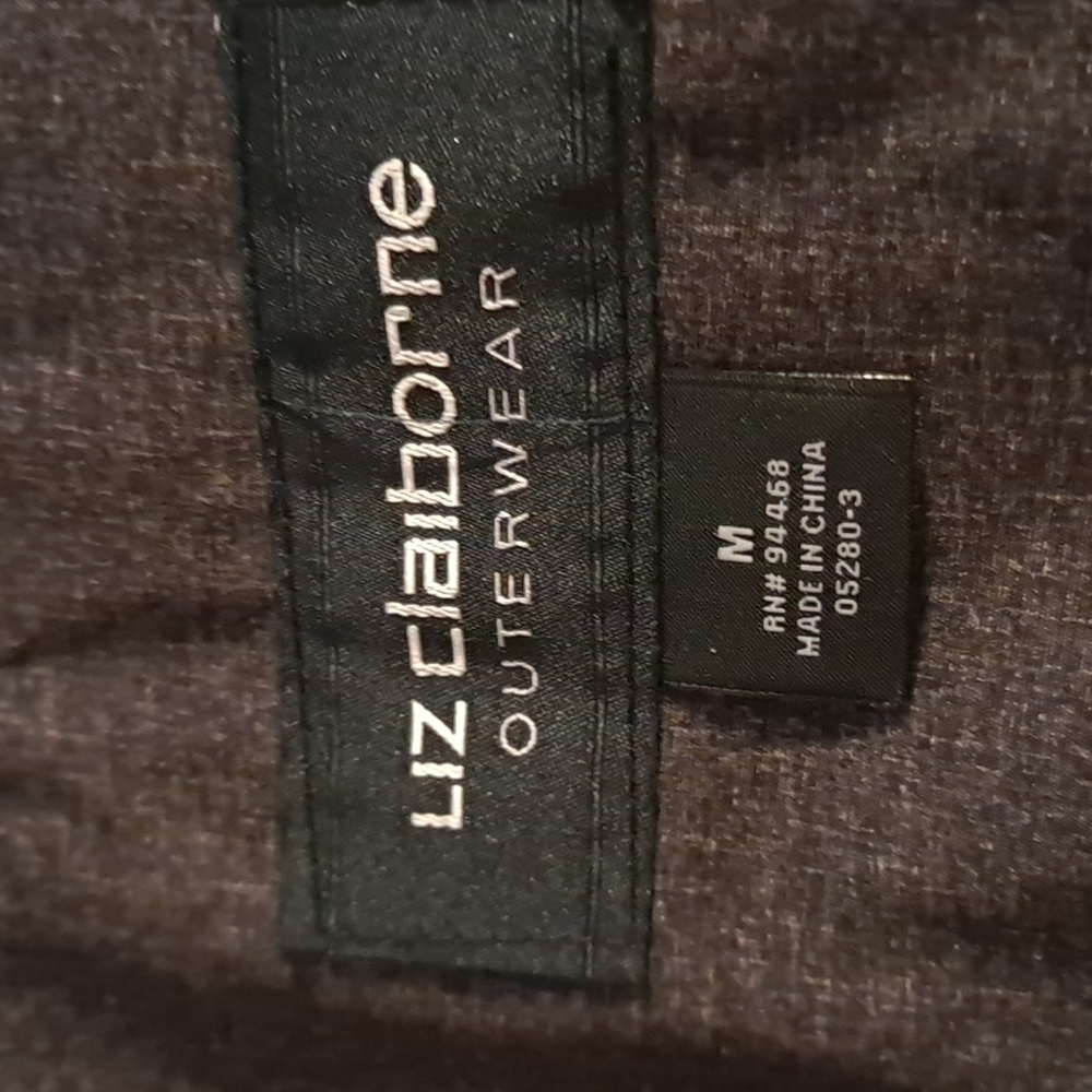 New grey winter mid thigh coat.